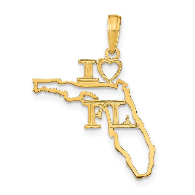 14k Yellow Gold Pendants Style D1156 - Classique Jewelry Inc.