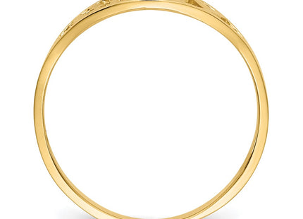 14k Yellow Gold Rings Style D116 - Classique Jewelry Inc.