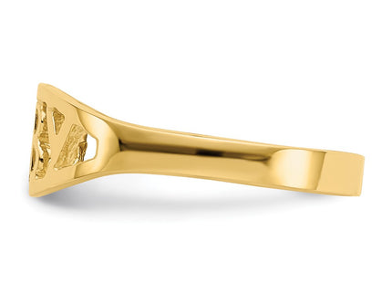 14k Yellow Gold Rings Style D116 - Classique Jewelry Inc.