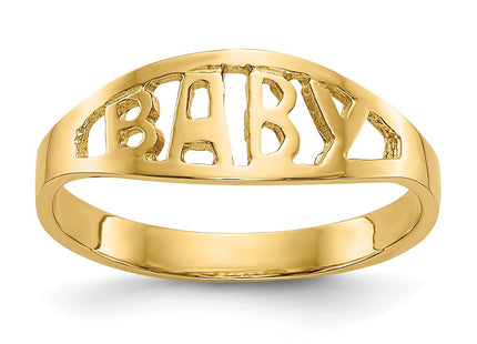14k Yellow Gold Rings Style D116 - Classique Jewelry Inc.