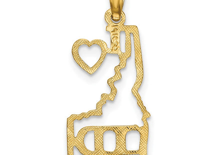 14k Yellow Gold Pendants Style D1160 - Classique Jewelry Inc.