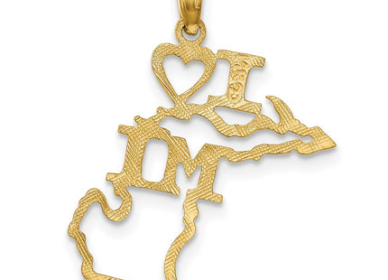 14k Yellow Gold Pendants Style D1169 - Classique Jewelry Inc.