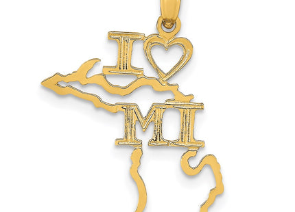 14k Yellow Gold Pendants Style D1169 - Classique Jewelry Inc.