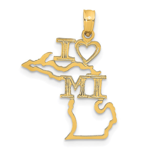 14k Yellow Gold Pendants Style D1169 - Classique Jewelry Inc.