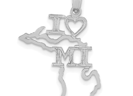 14k White Gold Pendants Style D1169W - Classique Jewelry Inc.