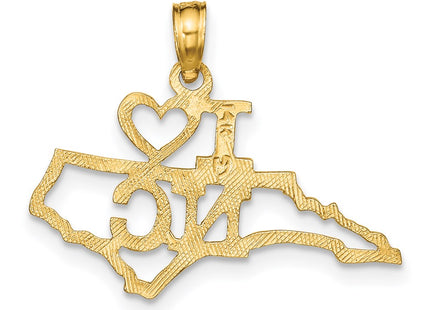 14k Yellow Gold Pendants Style D1175 - Classique Jewelry Inc.