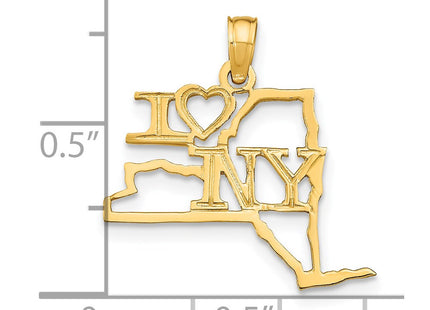 14k Yellow Gold Pendants Style D1181 - Classique Jewelry Inc.