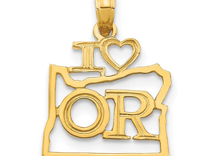 14k Yellow Gold Pendants Style D1184 - Classique Jewelry Inc.