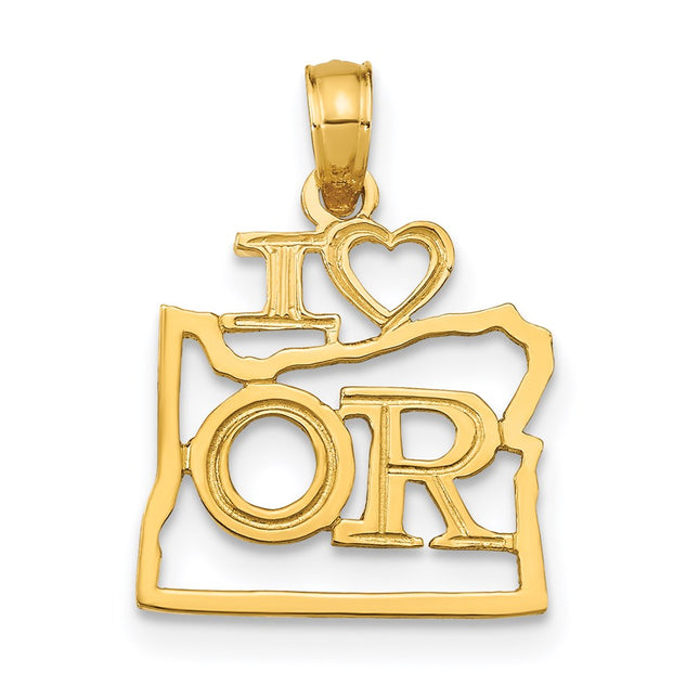 14k Yellow Gold Pendants Style D1184 - Classique Jewelry Inc.