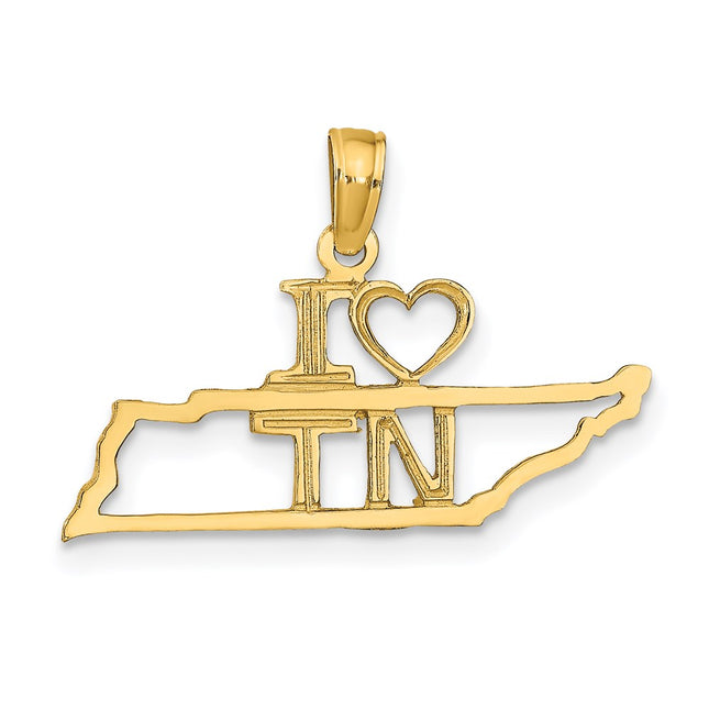 14k Yellow Gold Pendants Style D1189 - Classique Jewelry Inc.