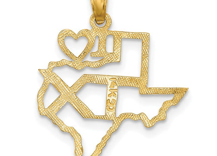 14k Yellow Gold Pendants Style D1190 - Classique Jewelry Inc.