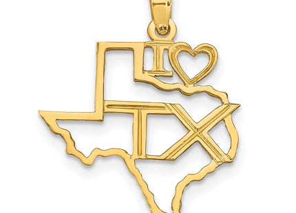 14k Yellow Gold Pendants Style D1190 - Classique Jewelry Inc.