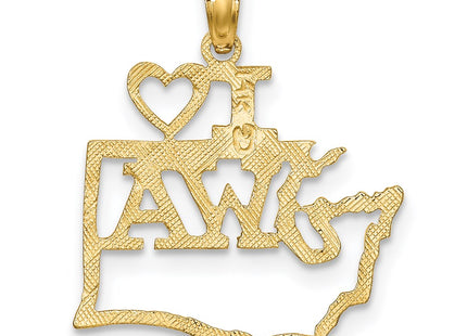 14k Yellow Gold Pendants Style D1194 - Classique Jewelry Inc.