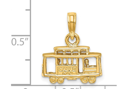 14k Yellow Gold Pendants Style D1201 - Classique Jewelry Inc.