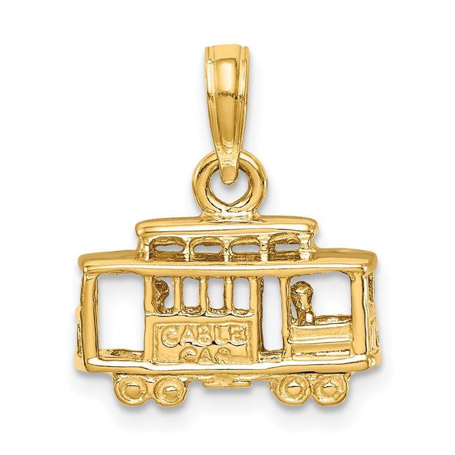 14k Yellow Gold Pendants Style D1201 - Classique Jewelry Inc.