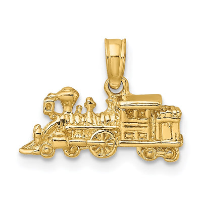 14K 3-D Miniature Train Charm
