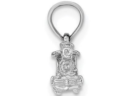14K white gold charm, alternate view