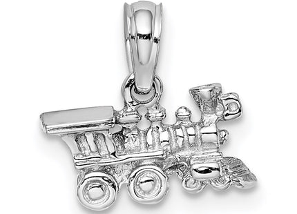 14K white gold charm