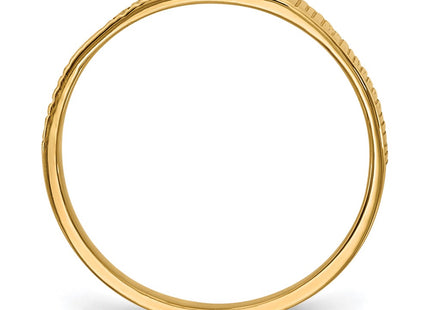14k Yellow Gold Rings Style D122 - Classique Jewelry Inc.