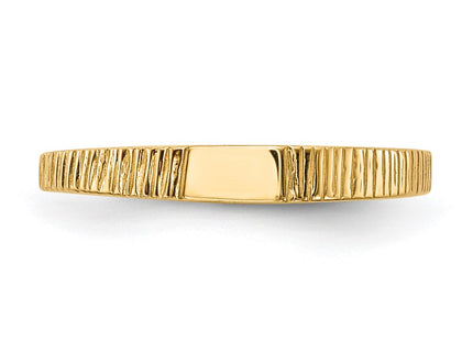 14k Yellow Gold Rings Style D122 - Classique Jewelry Inc.