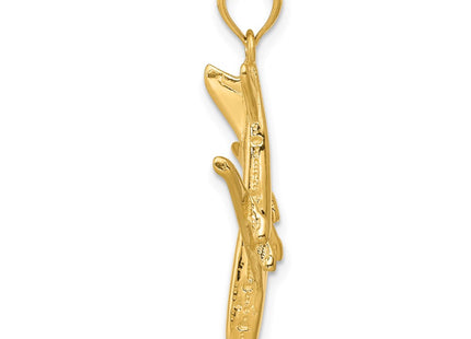 14k Yellow Gold Pendants Style D1222 - Classique Jewelry Inc.