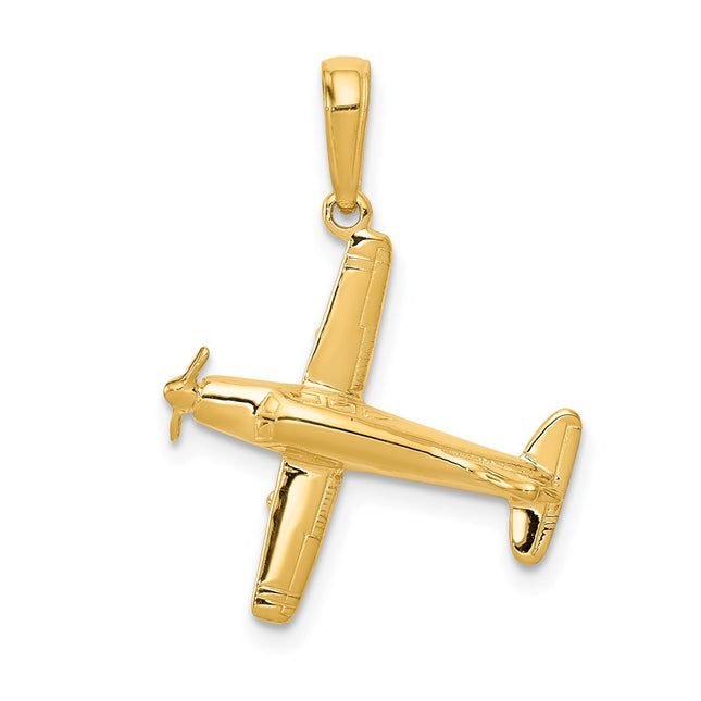 14k Yellow Gold Pendants Style D1225 - Classique Jewelry Inc.