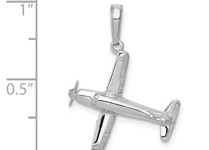 14k White Gold Pendants Style D1225W - Classique Jewelry Inc.