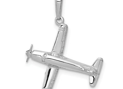 14k White Gold Pendants Style D1225W - Classique Jewelry Inc.