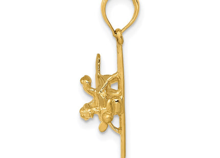 14k Yellow Gold Pendants Style D1226 - Classique Jewelry Inc.