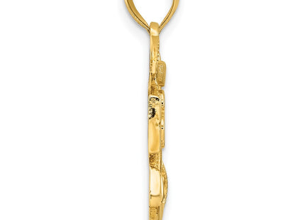 14k Yellow Gold Pendants Style D1230 - Classique Jewelry Inc.