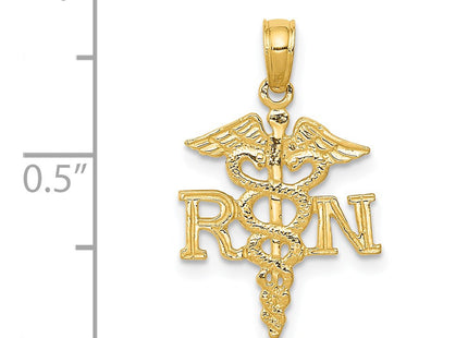 14K gold pendant, another view