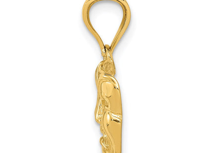 14k Yellow Gold Pendants Style D1245 - Classique Jewelry Inc.