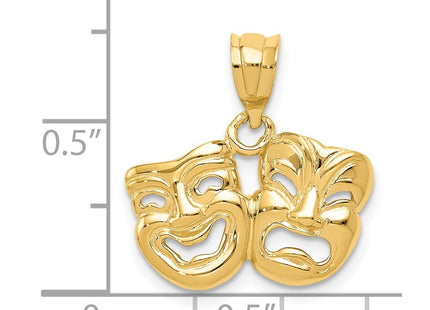 14k Yellow Gold Pendants Style D1245 - Classique Jewelry Inc.