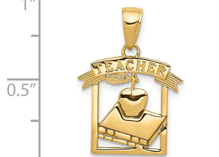 14k Yellow Gold Pendants Style D1246 - Classique Jewelry Inc.