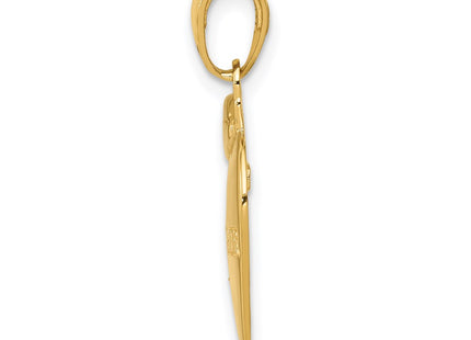 14k Yellow Gold Pendants Style D1247 - Classique Jewelry Inc.