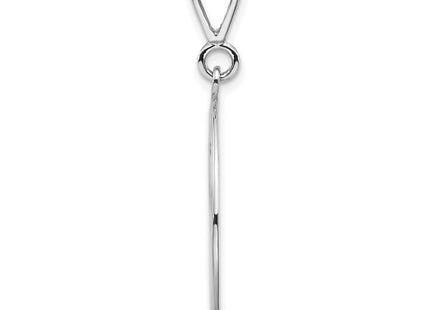 14k White Gold Pendants Style D1252 - Classique Jewelry Inc.