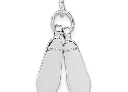 14k White Gold Jewelry Style D1259 - Classique Jewelry Inc.