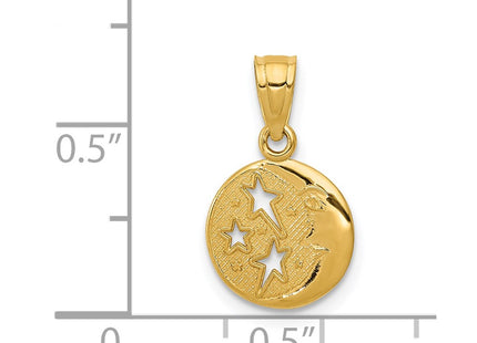 14k Yellow Gold Pendants Style D1261 - Classique Jewelry Inc.