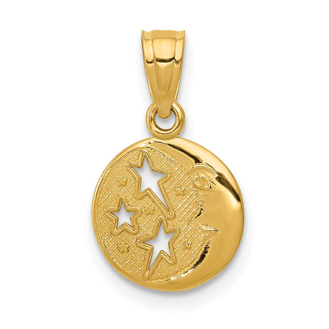 14k Yellow Gold Pendants Style D1261 - Classique Jewelry Inc.