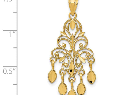 14k Yellow Gold Pendants Style D1265 - Classique Jewelry Inc.