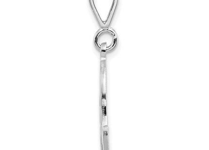 14k White Gold Pendants Style D1281A - Classique Jewelry Inc.