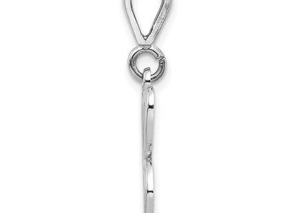 14k White Gold Pendants Style D1281C - Classique Jewelry Inc.