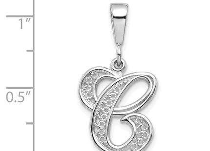 14k White Gold Pendants Style D1281C - Classique Jewelry Inc.