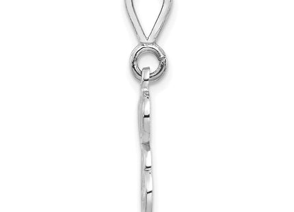 14k White Gold Pendants Style D1281E - Classique Jewelry Inc.