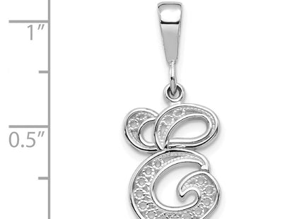 14k White Gold Pendants Style D1281E - Classique Jewelry Inc.