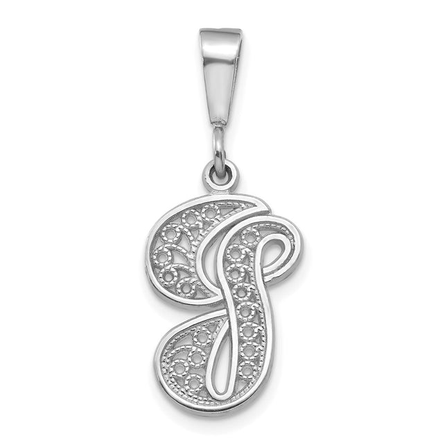 14k White Gold Pendants Style D1281G - Classique Jewelry Inc.