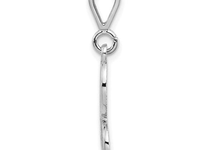 14k White Gold Pendants Style D1281H - Classique Jewelry Inc.