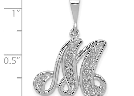 14k White Gold Pendants Style D1281M - Classique Jewelry Inc.