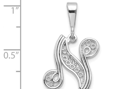 14k White Gold Pendants Style D1281N - Classique Jewelry Inc.