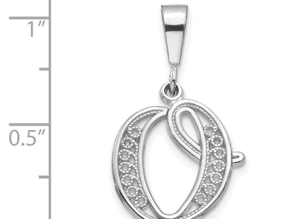 14k White Gold Pendants Style D1281O - Classique Jewelry Inc.